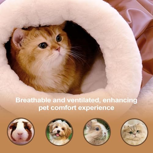 Sac de couchage pour chat en cuir synthétique de qualité supérieure et durable - 8