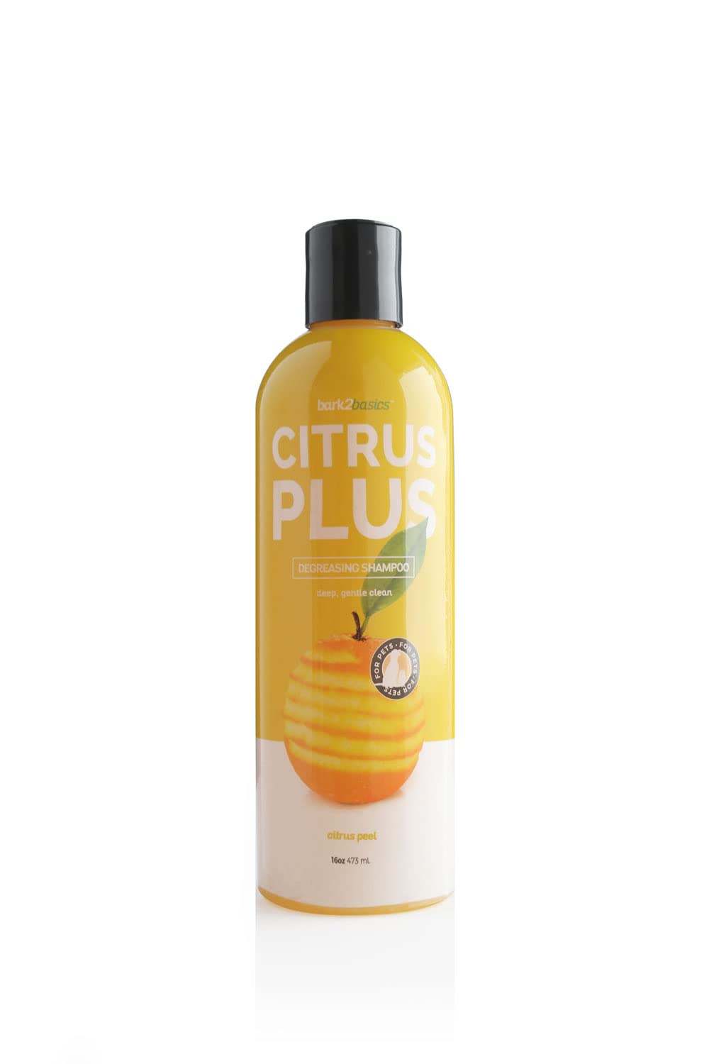 Citrus Plus Dog Shampoo 16 oz - d-Limonene, Natural, Cuts Through Dirt and Grease, Professional Grade, Compliments Flea and Tick Regimen