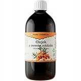 PURE CHEMICAL - Bio Sanddornöl - Kaltgepresst - Unbehandelt 1000Ml Sanddornfruchtöl 1L - 100% Reines - Sanddorn Körperöl - Hautpflege - Massageöl - Pflegeöl - Wohlbefinden