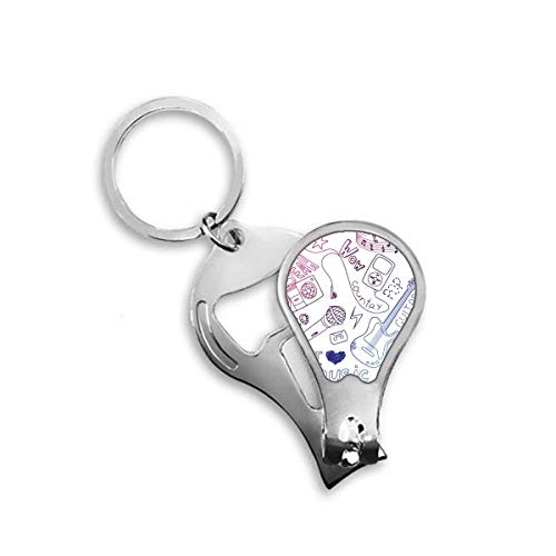 Coupe-ongles musique casque illustré DIYthinker pour manucure précise