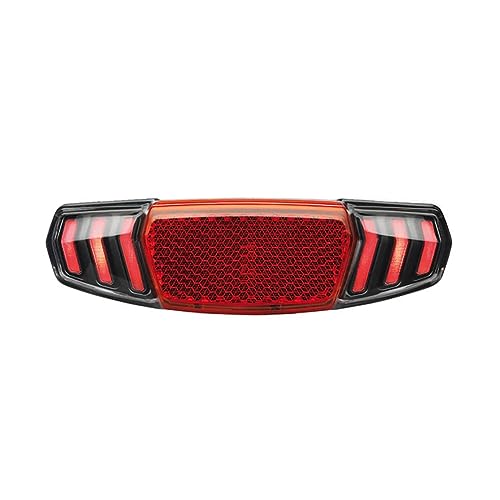 Busch+Müller Fanale Posteriore Unisex Per Adulti Dart E Bikes, Rosso, 50-80 Mm
