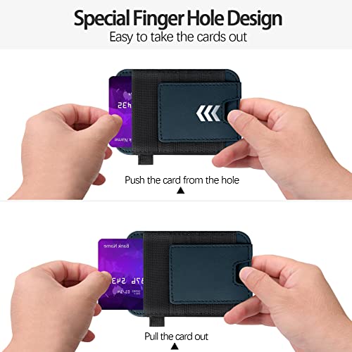 Magnetic Card Holder Wallet For Apple Magsafe, Magsafe Wallet For Iphone 14 Pro Max/14 Pro/14/14 Plus/13/12, Magsafe Leather Wallet, Magnetic Wallet For Iphone 14/13/12 Series, Fit 7 Cards, Blue #TOP5