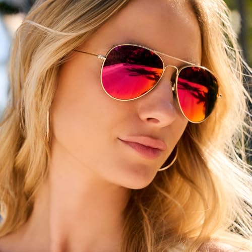 DIFF Cruz Designer retro styled aviator sunglasses for men and women UV400 Protection2