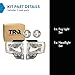 TRQ Lighting Kit FO2502287 FO2503287 FO2592220 FO2593220 FO2594104 FO2595104 Compatible with 2009-2010 Ford F-150