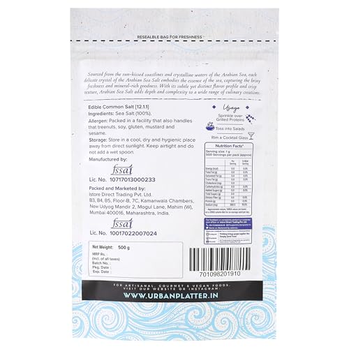 Image of Urban Platter Arabian Sea Salt Flakes, 500g