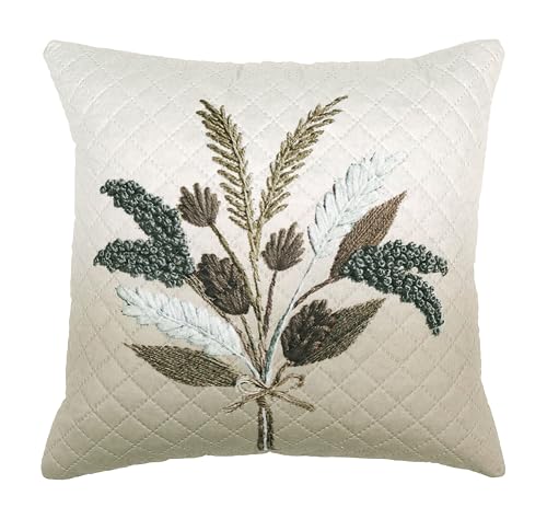 Image of BLUEDOT Home Decorative Floral Printed Cushion Covers Set of 5 (16x16 inches), Multicolor-CC19