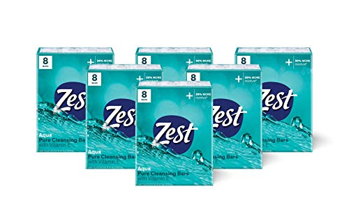 Image of Zest Bar Bath Soap - Aqua, 8 Bar, 4 Fl Oz (Pack of 48)