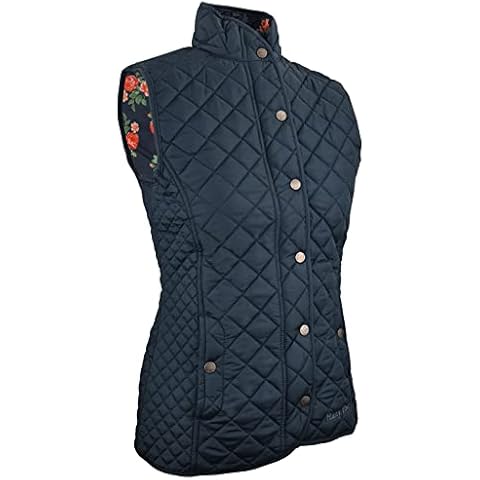 Hazy Blue Womens Tanya Body Warmer Gilet - Navy - 10 Cover