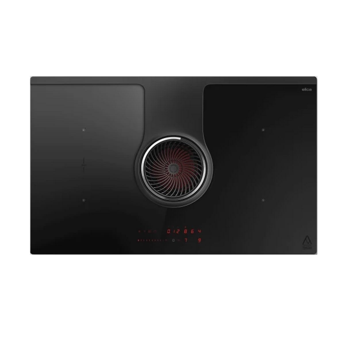 Elica NIKOLATESLA Negro Integrado Con - Placa (Negro, Integrado, Con placa de inducción, Vidrio, Tocar, 7400 W)