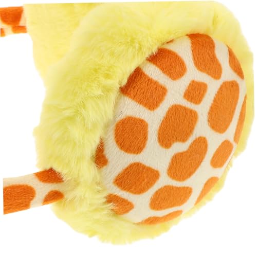 NOLITOY Adjustable Cartoon Animal Ear Warmers for Plush Faux Fur Thermal Earmuffs Lightweight Cold Weather Protection for Boys and Fun Neutral Design in Classic Colors3
