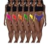 Sexy-Basics-Womens-6-Pack-Active-Sport-Thong-Buttery-Soft-Panties-Underwear Sexy Basics Women's Active Sport Thong Panties Underwear - Multi Packs
