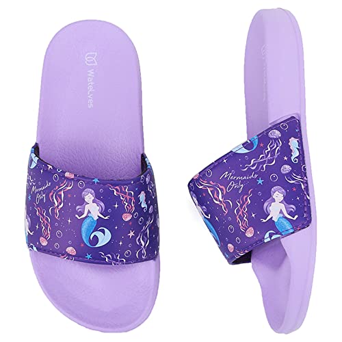 Badelatschen Kinder Sommer Hausschuhe Badeschlappen Jungen Mädchen rutschfeste Dusch Badeschuhe Strand Sandalen