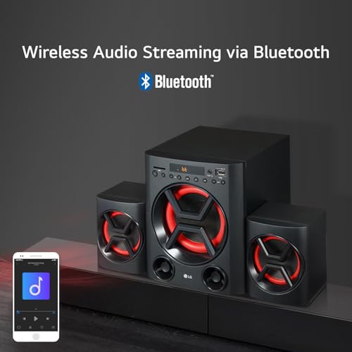 Image of LG XBOOM LK72B, Bass Blast+, USB, FM Radio, Bluetooth, AUX in, SD Card (Black)