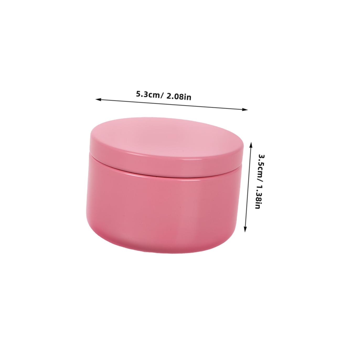 TOVINANNA 6pcs Candle Jars Leakproof Aluminum Containers for Essential Oils Blends and Spice Storage for Home Office and Spa Use