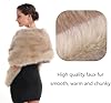 SAFERIN Women's Winter Faux Fake Fur Straight Wedd... #5