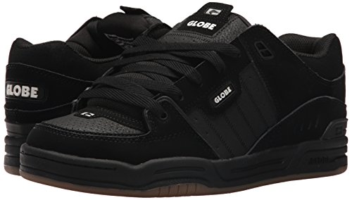 Image of Globe Men's Fusion Shoe, Black /Black /Silver Grey, 6 M US