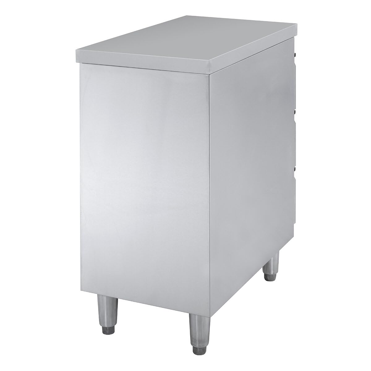 GastroHero Cassettiera in acciaio inox BASIC 3 unità 700, AISI 201