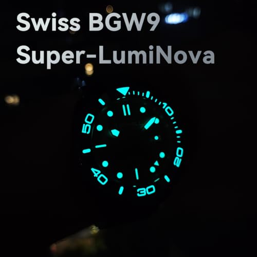 Image of TOPHILL Men Watches Automatic Mechanical Watches - Dive, GMT, Chronograph & Dress Styles | 316L Stainless Steel, Sapphire Crystal, Ceramic Bezel | 5ATM-300M Waterproof with Super Luminous | Classic Business & Sport Casual