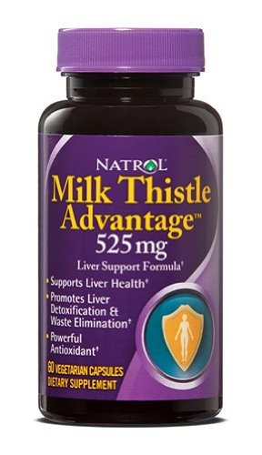 Natrol Milk Thistle Advantage Silymarin Antioxidantien 60 Kps Cover