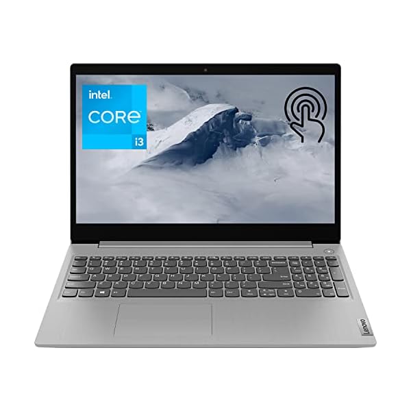LENOVO IdeaPad 3i Laptop, 15.6″ HD Touchscreen Display, Intel Core i3-1115G4 Processor, 12GB DDR4 RAM, 256GB PCIe SSD, Bluetooth, Webcam, Wi-Fi 6, HDMI, Windows 11 Home, Grey