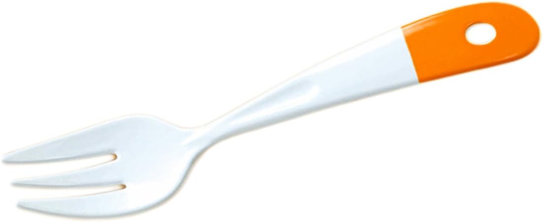 Enamel Cutlery Petite Fork Crew Orange