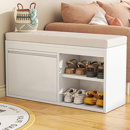 Banc à chaussures d'entrée pour organiser votre couloir avec style
