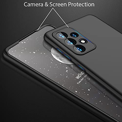 Image of Kapa Double Dip Full 360 Protection Back Case Cover for Samsung Galaxy A73 (5G) (Black)