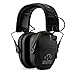 Walker's Razor Slim Compact Folding Ear & Hearing Protection Electronic Shooting Ear Muffs, Punisher Black