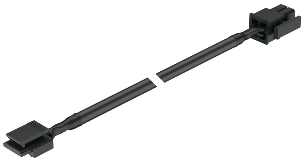 Loox Black Switch To Driver Lead With Snap-In Connector (500Mm)