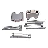  LSL Distanzblock Lenker 22mm 35mm Höher Silber 4043981111699 Motorrad
