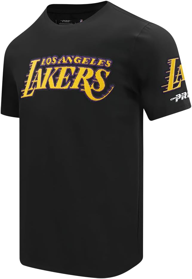 Pro Standard Mens NBA Los Angeles Lakers Lebron James #23 Classic Player Short Sleeve Tee Black XL - Image 3