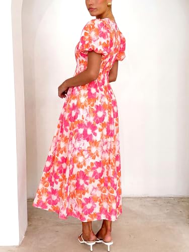 Image of Flessibili Womens Summer Floral Maxi Dress Wedding Guest Party Long Dresses 2026