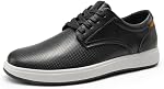 Bruno Marc Sneakers respirants hommes Chaussures formelles casuales Chaussures de bureau en dentelle élégantes