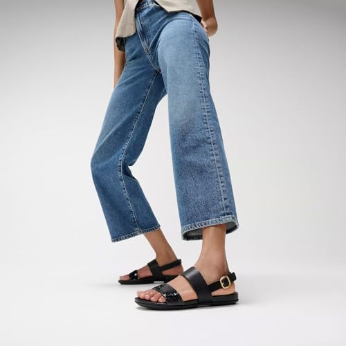 FitFlop Women's Gracie Sequin Leather Back-Strap Sandals Wedge2