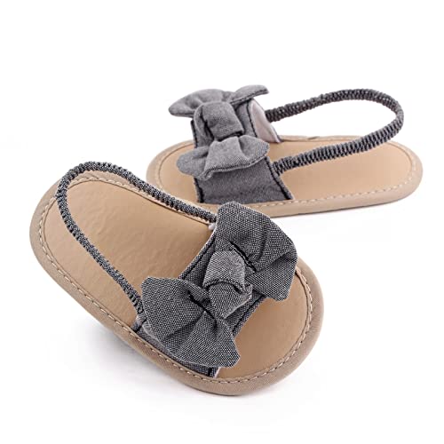 Walkers The Kids Prewalker Bowknot Girls Barefoot Floor First 018M Sandals Non-Slip Toddler Baby Heels Kids Size 34