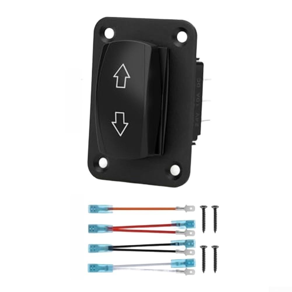 Interrupteur à bascule momentané 12V 24V DPDT 7 broches pour stabilisateur camping-car