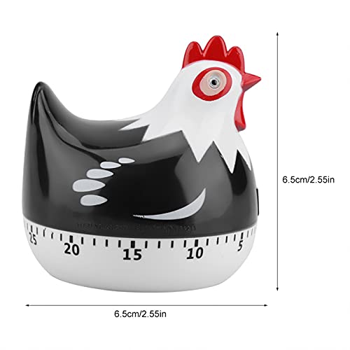Novelty Chicken Cartoon Kitchen Timer Cooking Timer Cute Timer Reminder Pattern Rotating Alarm Countdown Baking Timer for Cooking Baking(1#) - Image 2