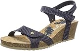  Panama Jack Damen Julia Snake Riemchensandalen, Blau (Marino B12), 42 EU