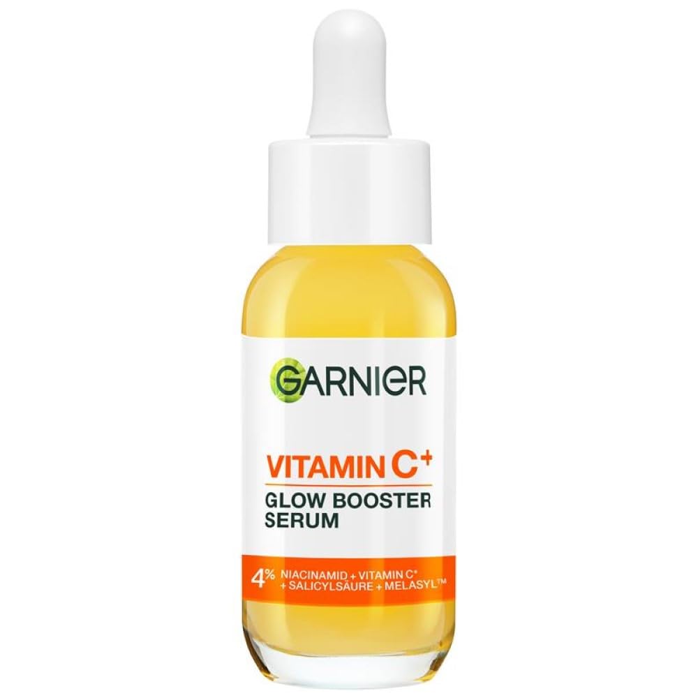 Garnier Anti-Makel-Gesichtsserum Vitamin C+ mit Niacinamid, Salicylsäure und Melasyl, 30 ml