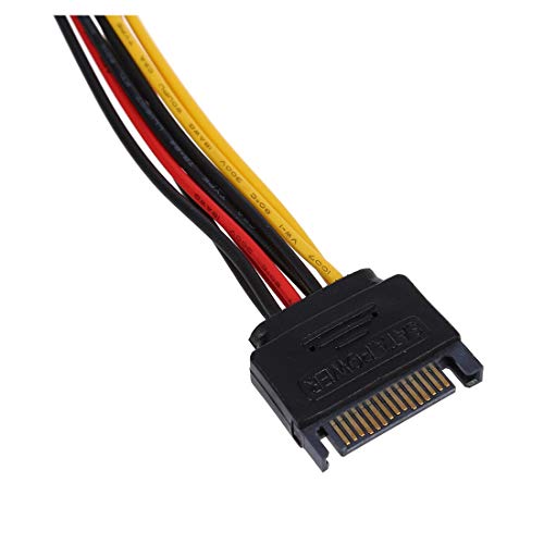 Cable adaptador IDE 4 pines a SATA 15 pines miniatura 3
