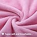 furrybaby Premium Fluffy Fleece Dog Blanket Soft and Warm Reversible Flannel Pet Blanket for Dogs 24x32inch Washable Indoor Cats Blankets for Cozy Comfy Nap(Pink)