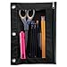 Advantus Binder Pencil Pouch, 10 x 7 3/8, Black/Clear AVT67024