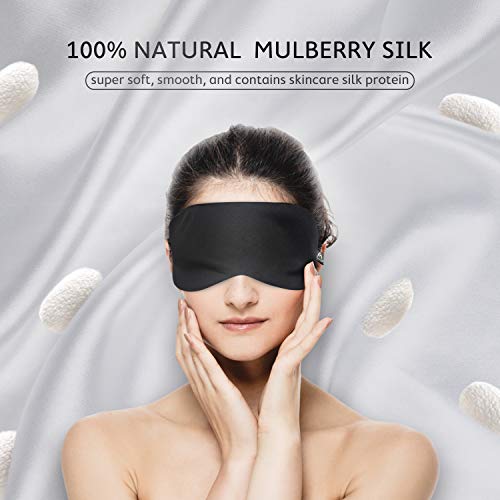 Mavogel Weighted Eye Mask for Sleeping - Weighted Sleep Mask with Removable Eye Pillow, Cooling Eye Mask for Men Women - Image 3