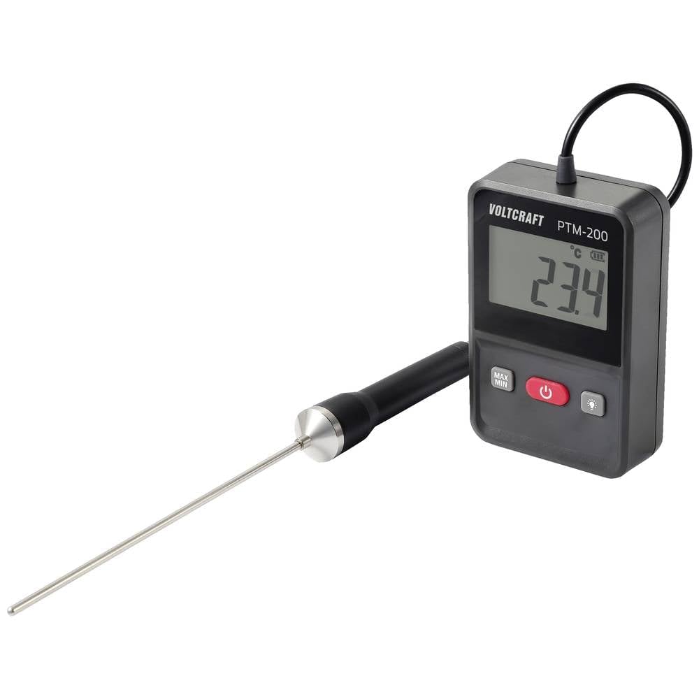 VOLTCRAFT PTM-200 Einstichthermometer Messbereich Temperatur -200 bis 200 °C Fühler-Typ Pt1000 Kontaktmessung
