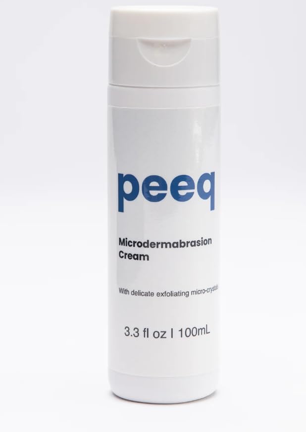 Peeq Microdermabrasion Cream with Exfoliating Micro-Crystals, 3.3 fl oz, Skin Brightening Treatment
