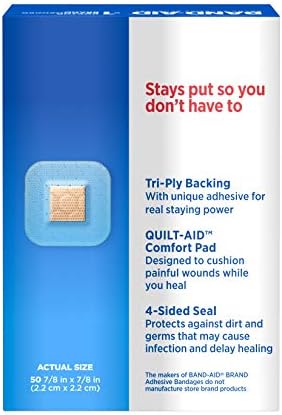 Band-Aid Choice One Brand Tru-Stay Clear Spots Bandages For Discreet First Aid (All One Size) -50 Count