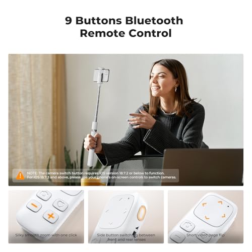 Image of K&F CONCEPT Auto Open & Close Selfie Stick Phone Tripod Stand