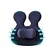 Ergonomico Supporto Lombare Cuscino,Cuscini Seduta Di Particelle Di Massaggio Tailandese，Cuscino Lombare Memory Foam , Forma Di Coniglio,Adatto Per Regali(Auto, Ufficio,Sedia A Rotelle (Blue)