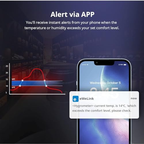 Image of Ledgebit SNZB‑02D Zigbee Temperature & Humidity Sensor with LCD Display | Smart Indoor Thermometer Hygrometer | Compatible with Zigbee Hubs & Smart Life | Voice Control |1-Pack