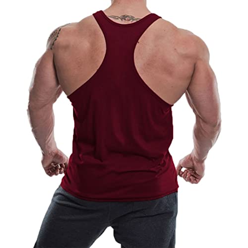 Image of THE BLAZZE 0051 Men's Tank Tops Muscle Gym Bodybuilding Vest Fitness Workout Train Stringers